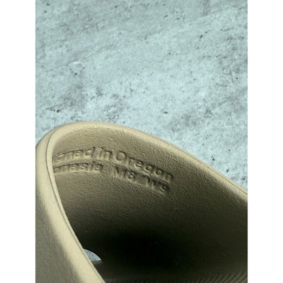 Nike calm slide slipper in khaki color size M8/W9 - Picture 3 of 5